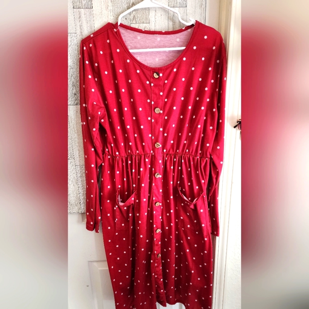 Polka-dot dress